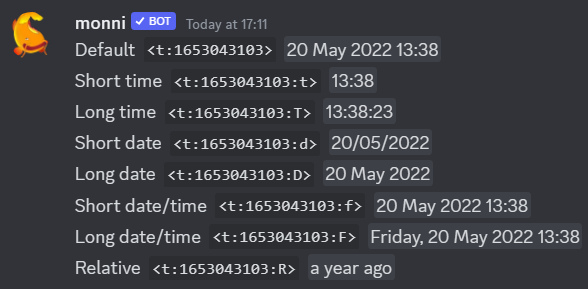 timestamp-dates